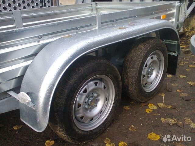 Крыло для прицепа тандем оцинкованное 1500х410х24