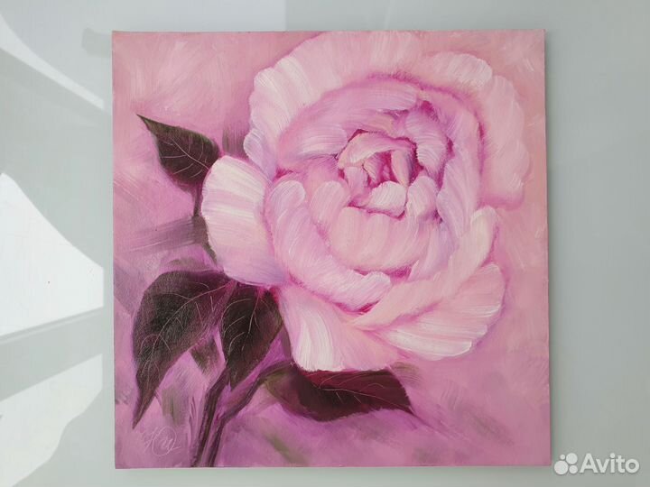 Картина маслом Роза