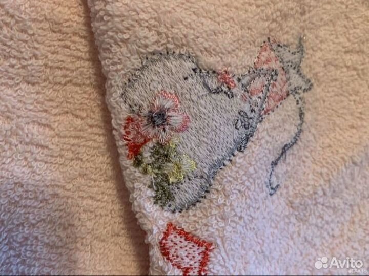 Полотенце махровое для детей 2шт Мышата Турция