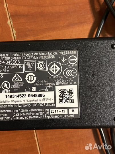 Acdp-045s03 блок питания для телевизора Sony