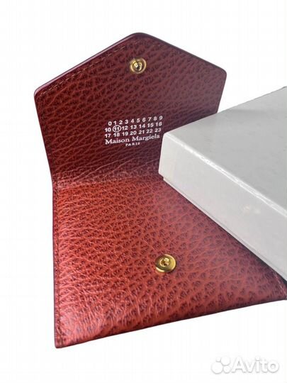 Maison Margiela Burgundy Wallet Оригинал