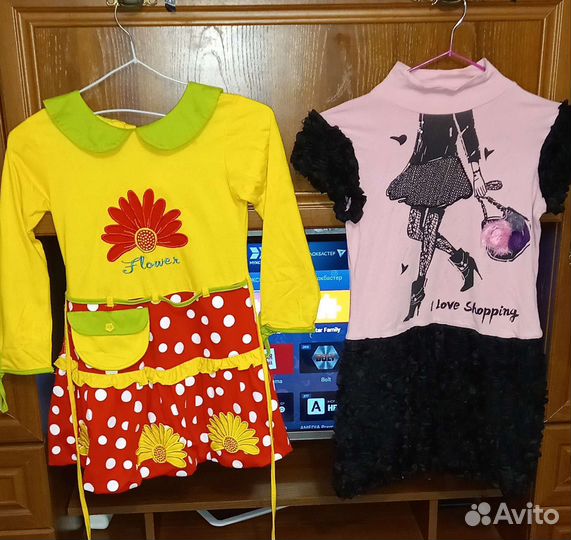 Платья на девочку 4-7 лет