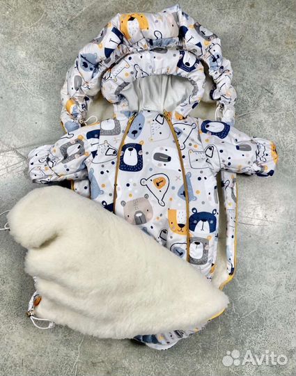 Конверт на выписку зимний