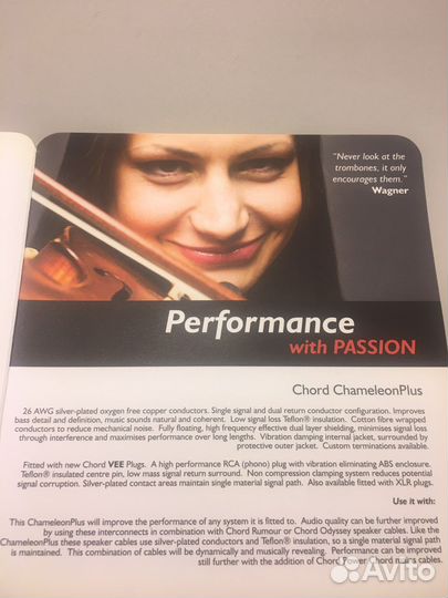 Посеребренный межблочный Chord Chamelion Plus