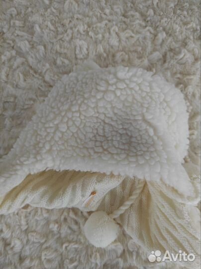 Шапка зимняя для девочки 44-46