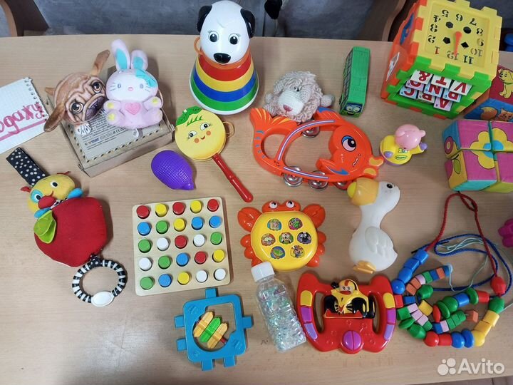 Игрушки погремушки пакетом