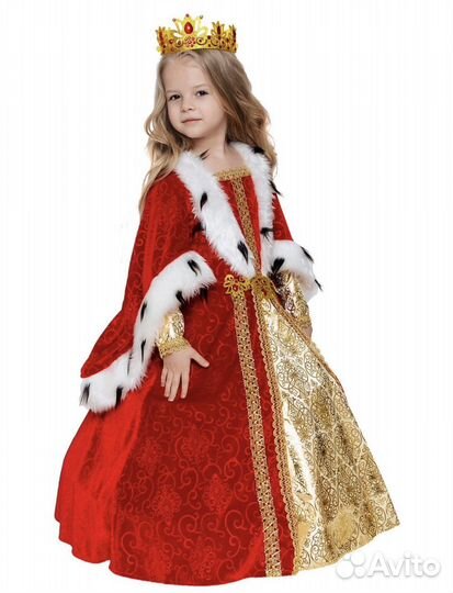 Костюм королева царица 122 размер