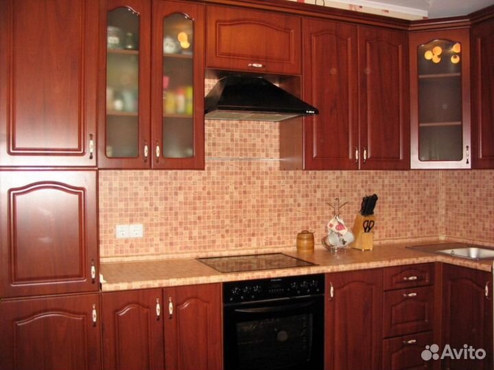 Кухня Марго вишня Арка 1 классик