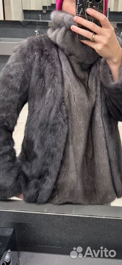 Манишка из норки новая