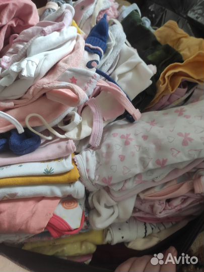 Вещи пакетом для девочки от 0 до 1,5 лет