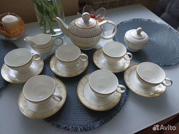 Чайный сервиз Япония Enterprise Bone China 6 пер