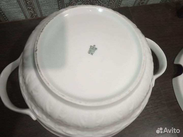 Супница фарфор новая СССР