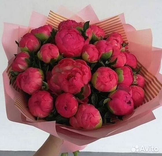 Пионы Букет пионов Доставка цветов