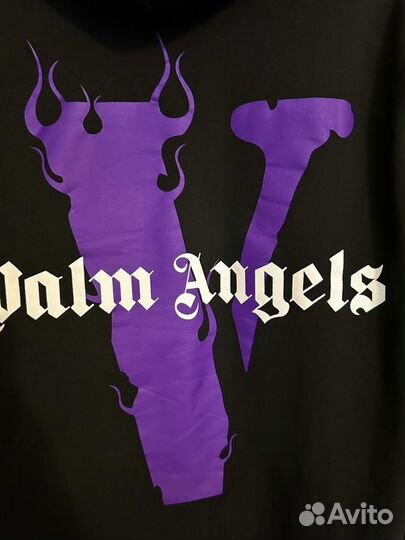 Vlone x Palm Angels Purple Hoodie