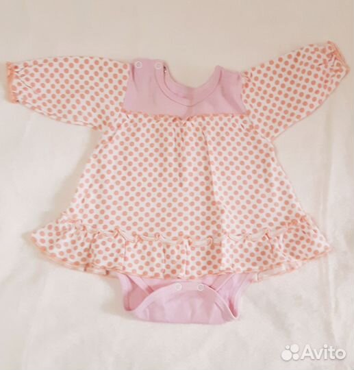 Платья боди, платья для девочки 62-74