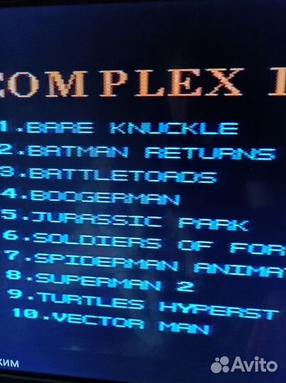 Картриджи Sega mega drive 2