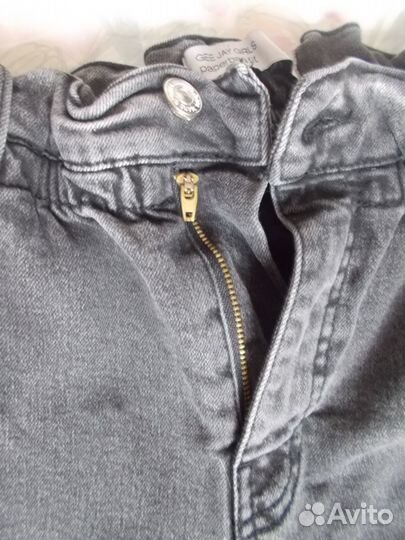 Джинсы дя девочки 12 13 лет серые