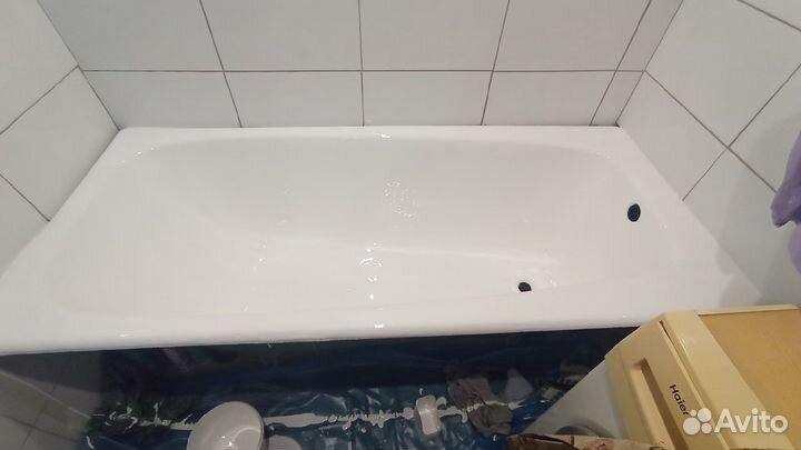 Реставрация ванн наливным акрилом от мастера