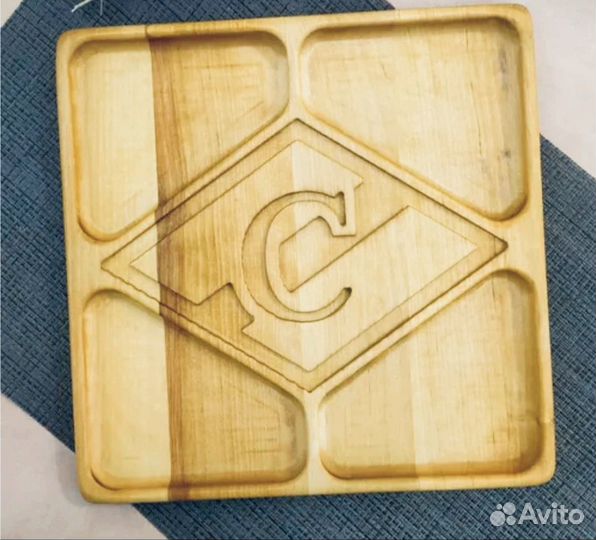 Деревянная менажница Спартак