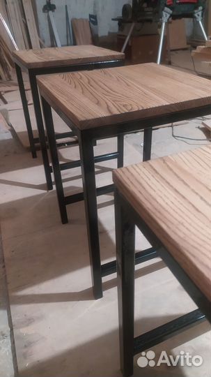 Табуретки в стиле Loft