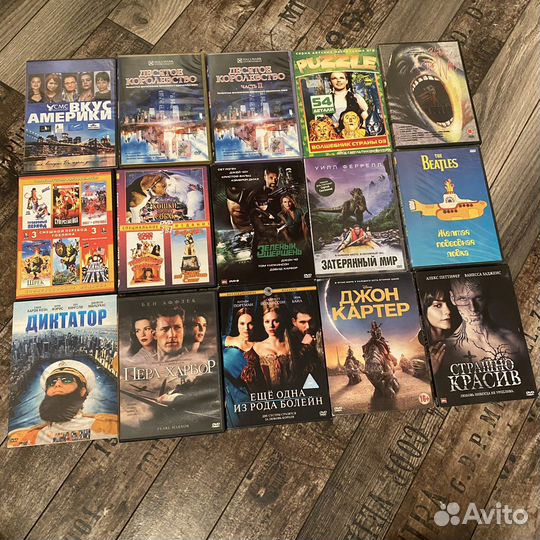 Dvd диски 60 шт (фильмы + игры)