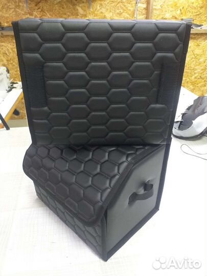 Органайзер в багажник автомобиля соты черный