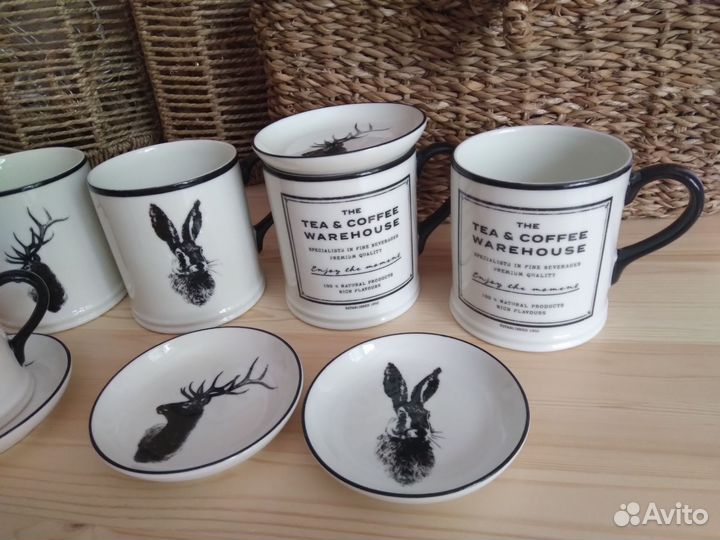 Чашка и блюдце h&m home