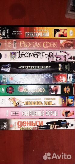 Видеокассеты с фильмами из личной коллекции
