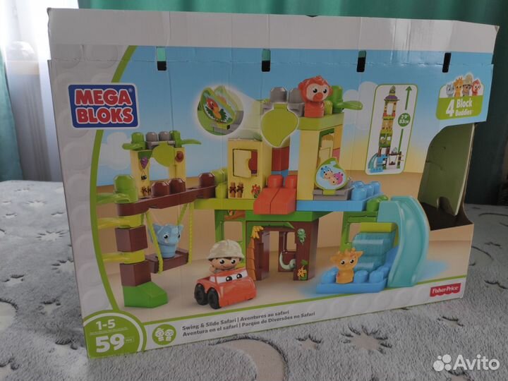 Конструктор mega bloks Fisher Price Сафари