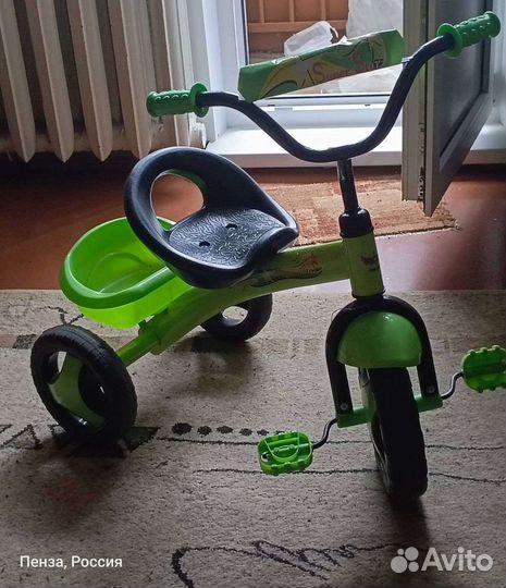 Детский трехколесный велосипед бу