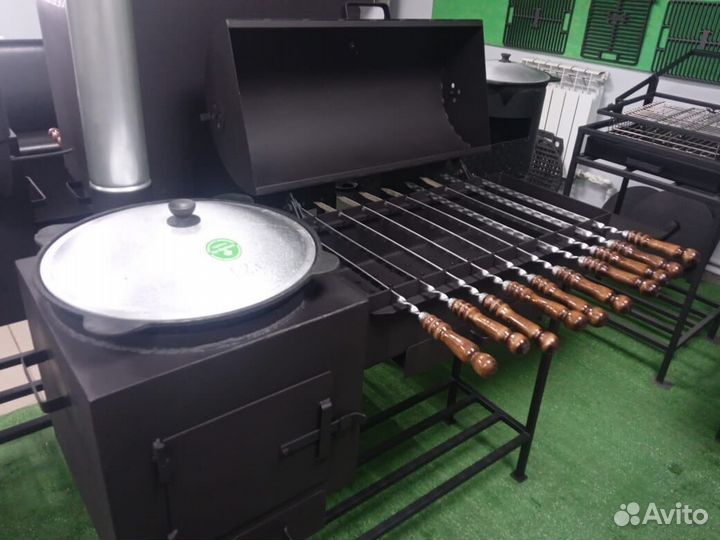 Мангал казан барбекю 4 мм mkbbq