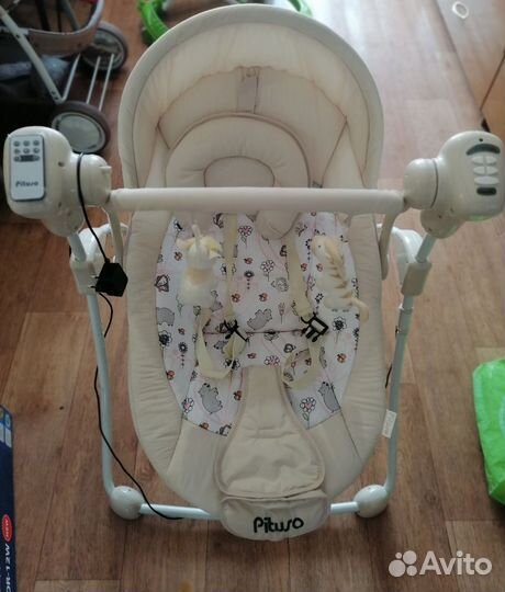 Детские электронные качели для новорожденных