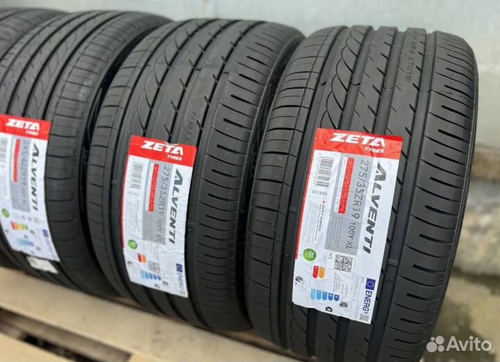 Zeta Alventi 245/40 R19 и 275/35 R19 100Y