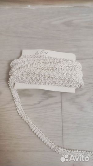 Тесьма кружево хлопок