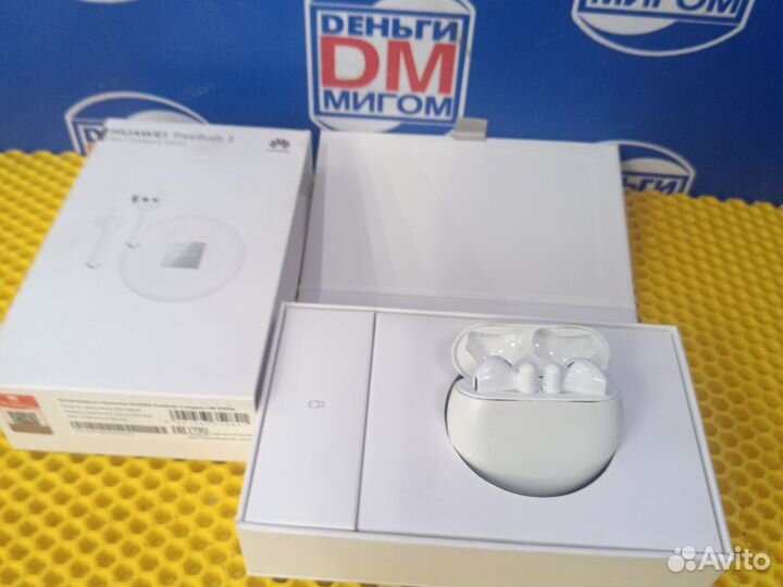 Р) Bluetooth наушники Huawel freebuds3