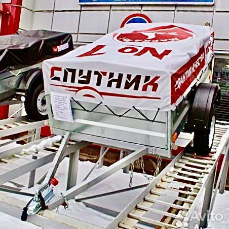 Прицеп «Спутник Lite» с тентом 600mm