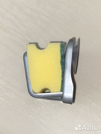 Подставка для губки на присоске пластик новая