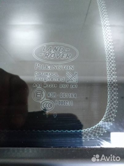 Стекло двери задней левой форточка Land Rover Rang