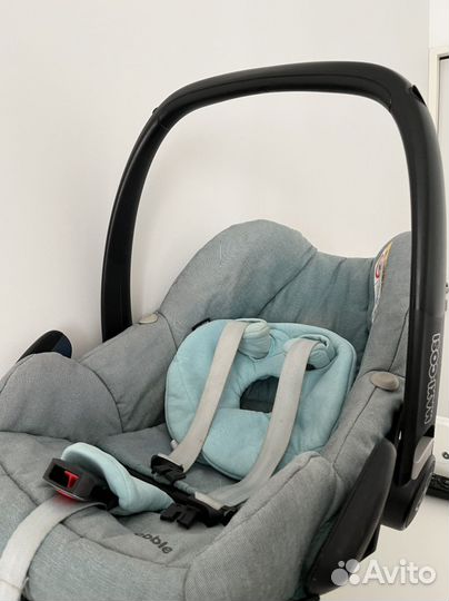Автолюлька maxi cosi pebble с переходниками