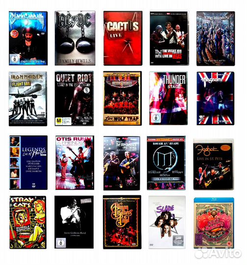 Фирменные DVD диски (музыка)