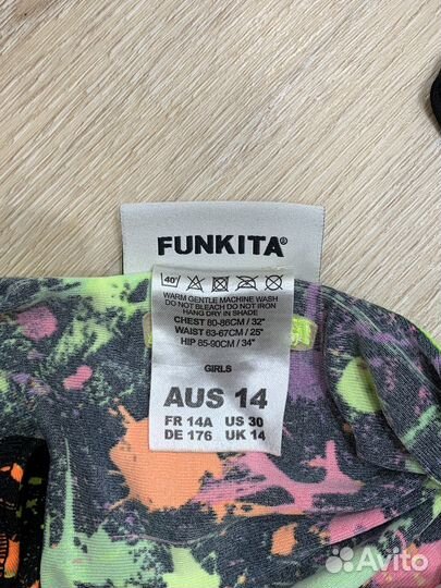 Купальник спортивный funkita б/у