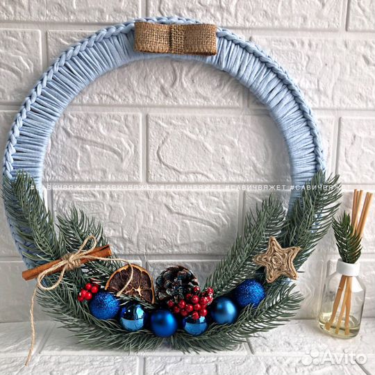Новогодний рождественский венок