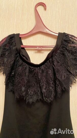 Вечернее черное платье