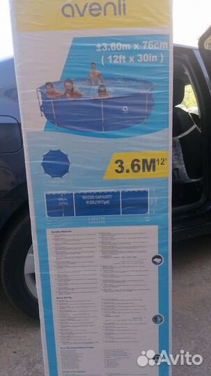 Каркасный бассейн новый