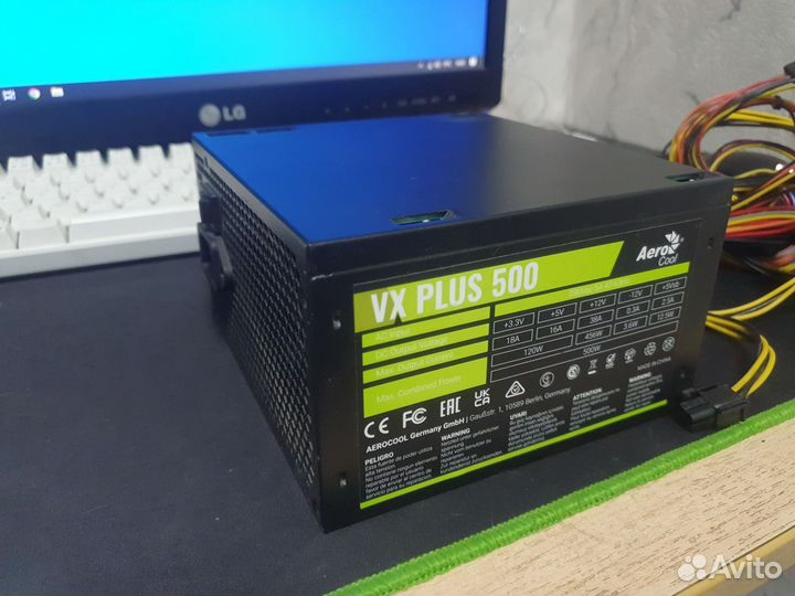Блок питания aerocool vx plus 500w
