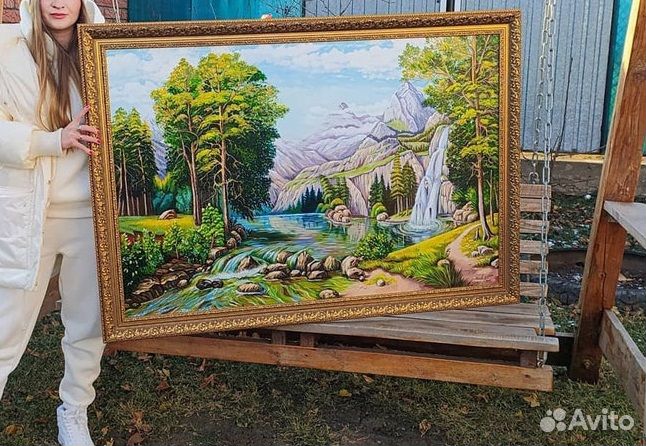 Картина акрилом 