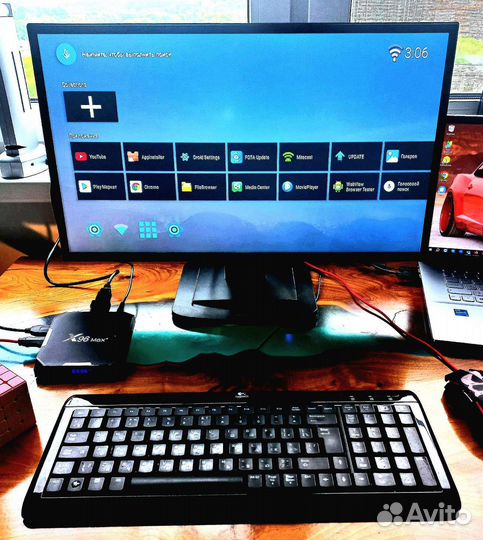 Тв приставка x96max+ 4 32 + версия для компьютера