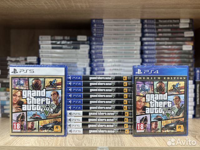 Новые GTA 5 PS4/PS5