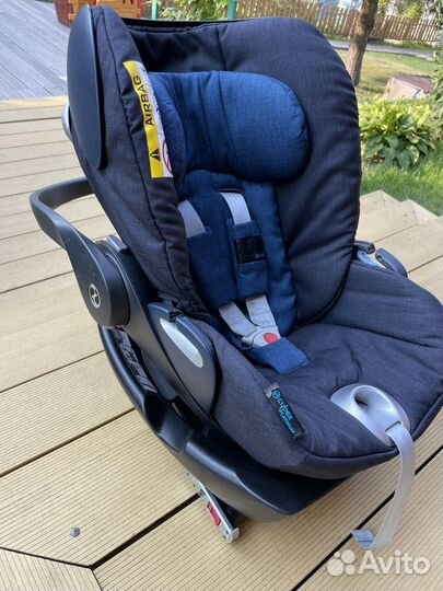 Автокресло cybex cloud q 0+ с базой isofix