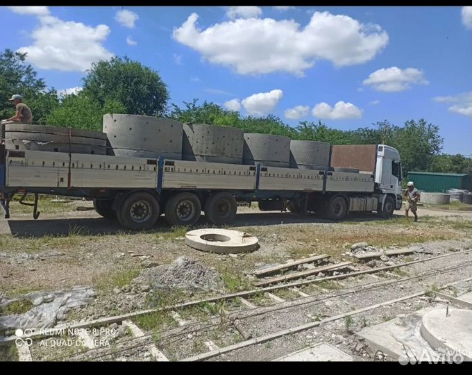 Кольца бетонные (Жби), крышки с доставкой монтажом